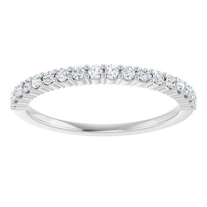 14K White 1/4 CTW Natural Diamond Anniversary Band