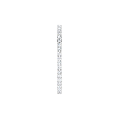 14K White 1.5 mm Natural Diamond Eternity Band