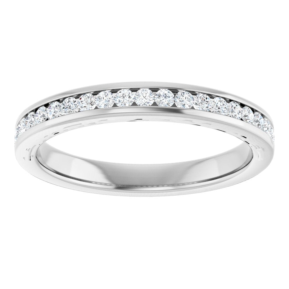 14K White 1/4 CTW Diamond Anniversary Band