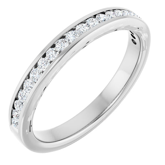 14K White 1/4 CTW Diamond Anniversary Band