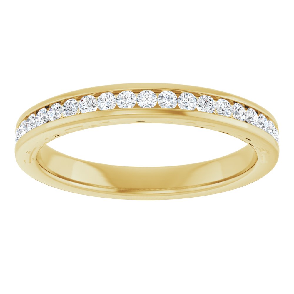 14K Yellow 3/4 CTW Diamond Anniversary Band