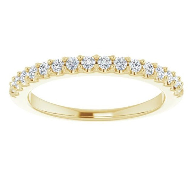 14K Yellow 1/4 CTW Diamond Anniversary Band