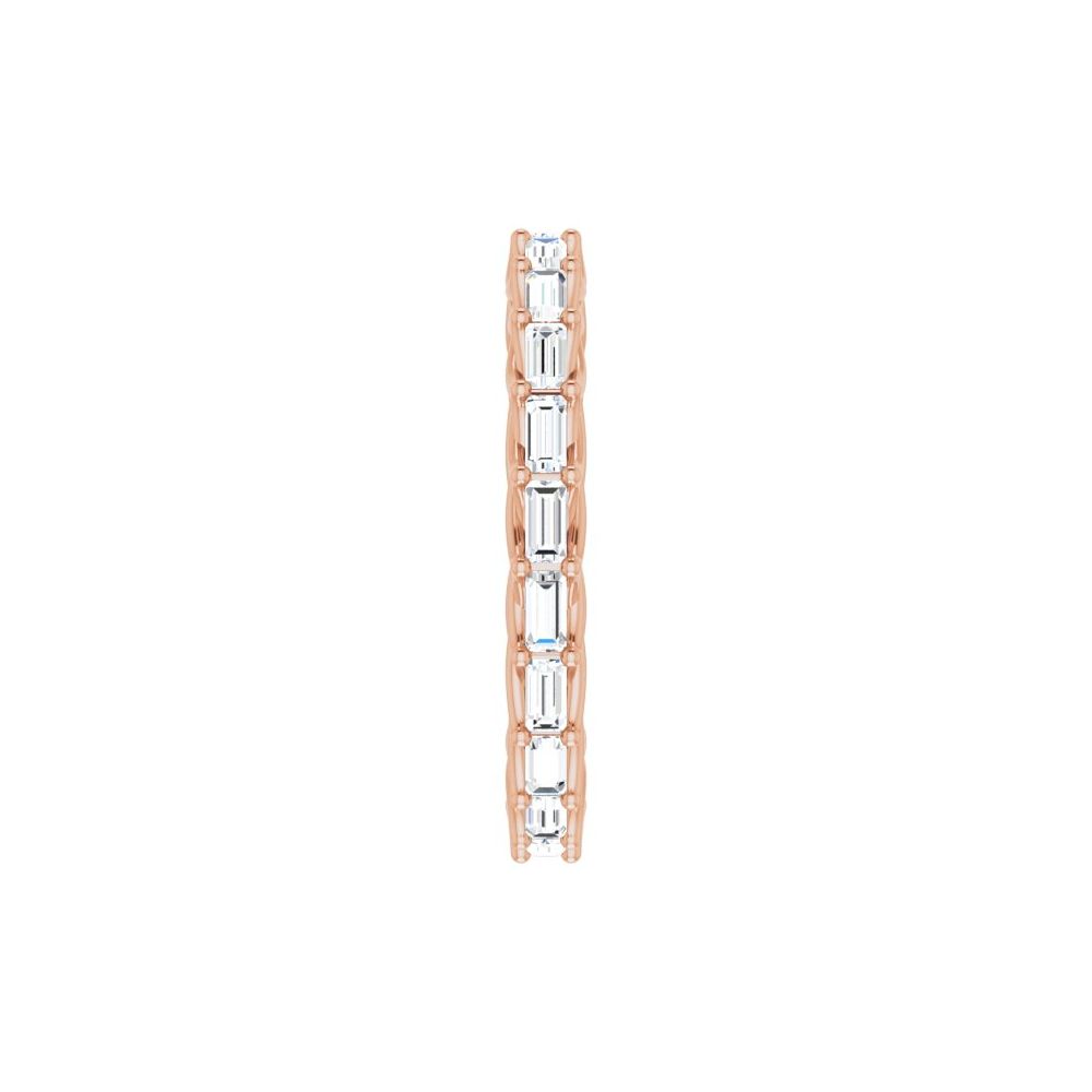 14K Rose 9/10 CTW Lab-Grown Diamond Eternity Band