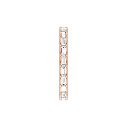 14K Rose 9/10 CTW Lab-Grown Diamond Eternity Band