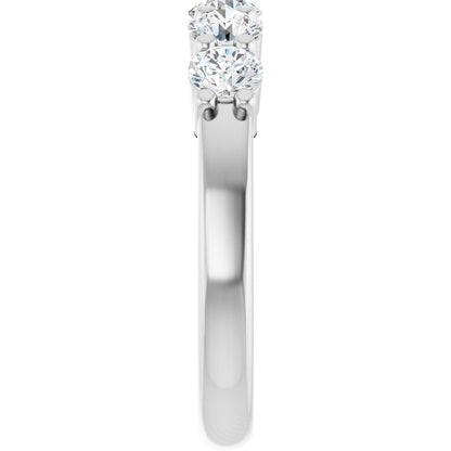 14K White 1/3 CTW Natural Diamond Anniversary Band