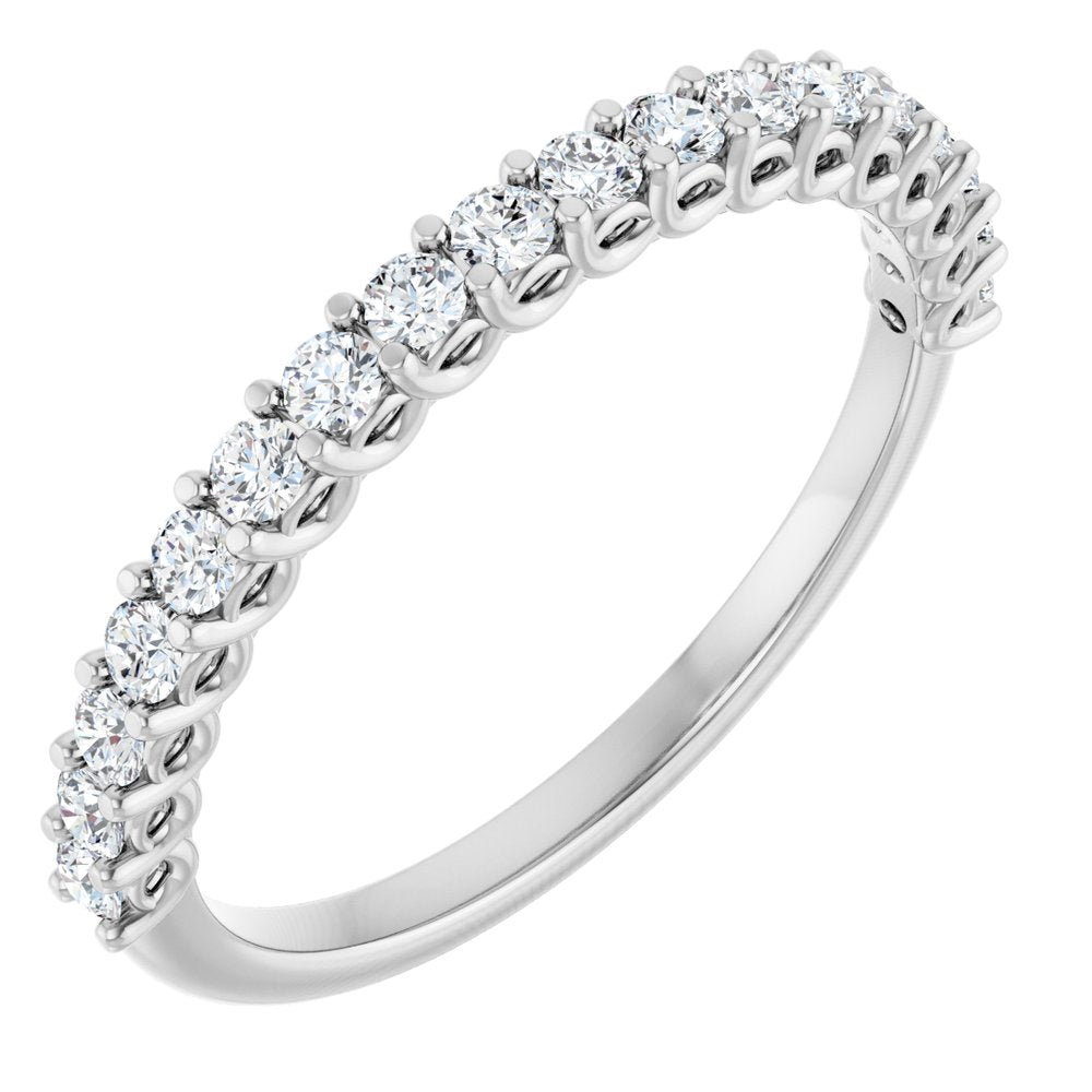 14K White 1/3 CTW Natural Diamond Anniversary Band