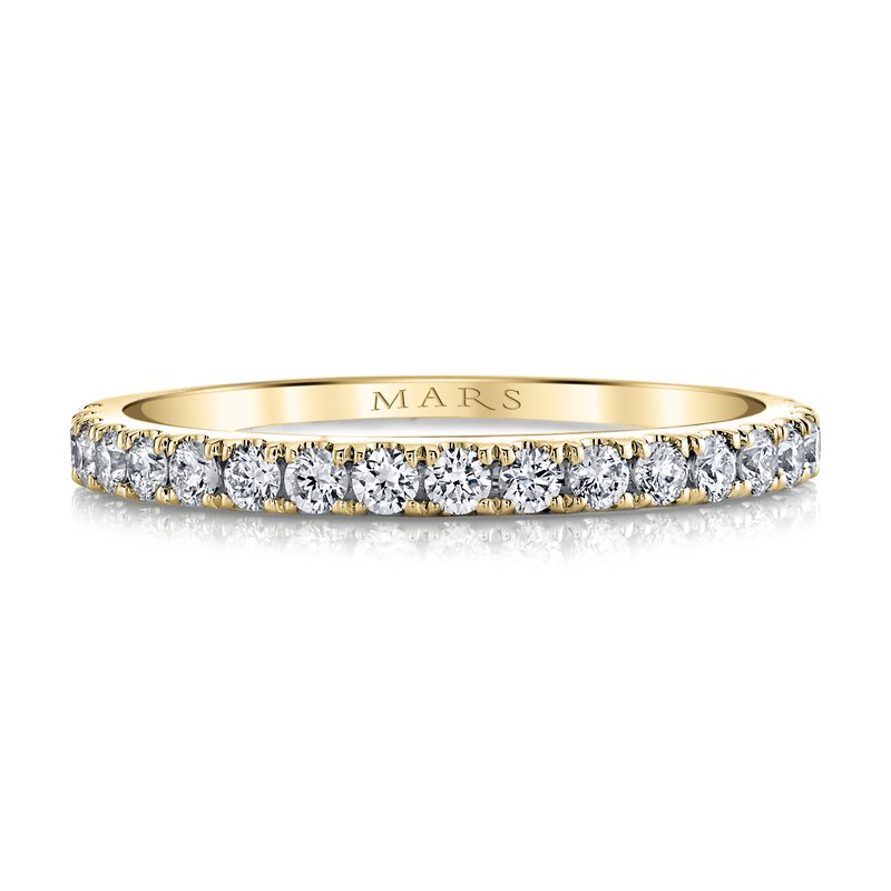 Mars Wedding Band 14K Gold