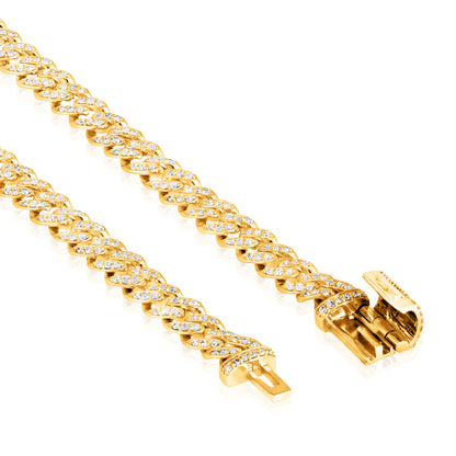 4.2 mm Diamond Cuban Bracelet