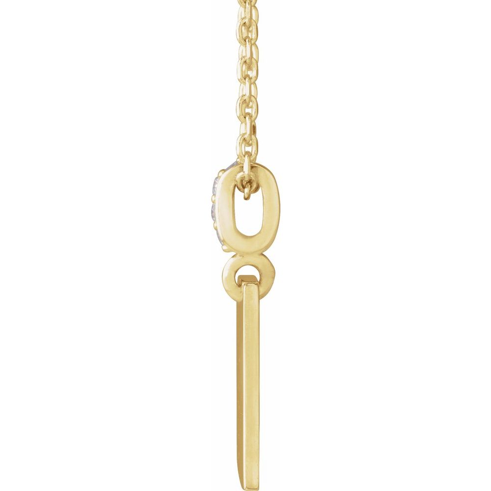 14k Yellow Gold "Faith Over Fear" Necklace