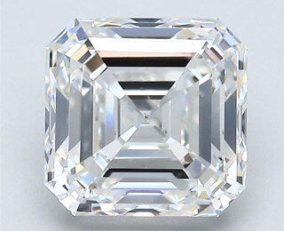 0.71 Carat G Color VS2 Asscher Diamond