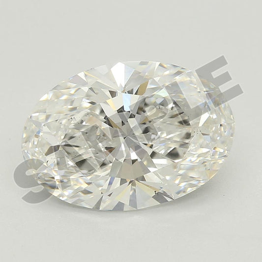 2.07 Carat Oval GIA Labgrown Diamond, With Certificate ID 6491482510