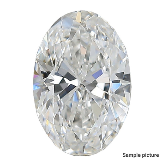 2.08 Carat Oval NONE Labgrown Diamond,