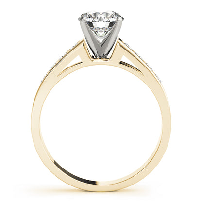 Engagement Ring 14K Yellow Gold Channel Set 50005-E