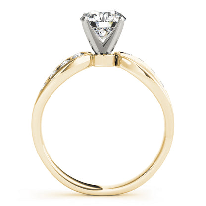 Engagement Ring 14K Yellow Gold Bypass 50013-E