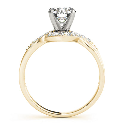 Engagement Ring 14K Yellow Gold Bypass 50028-E