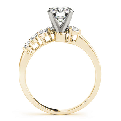 Engagement Ring 14K Yellow Gold Bypass 50058-E