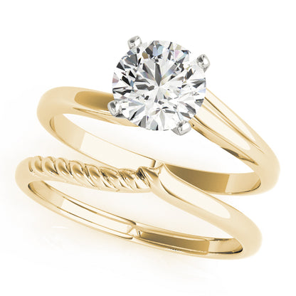 Engagement Ring 14K Yellow Gold Solitaires 50078-E