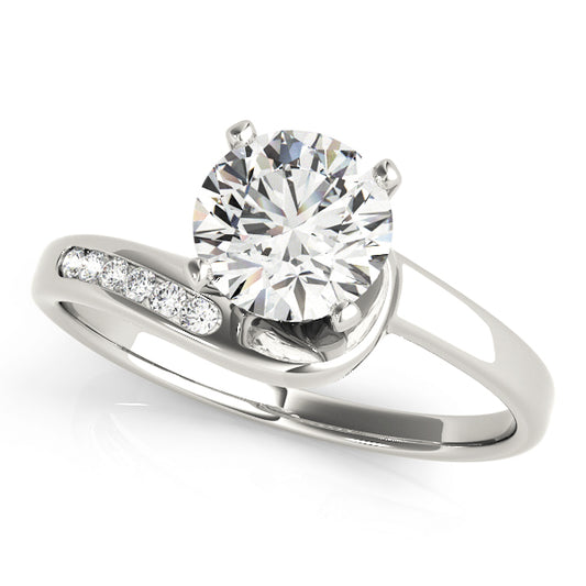 Engagement Ring Platinum Bypass 50141-E