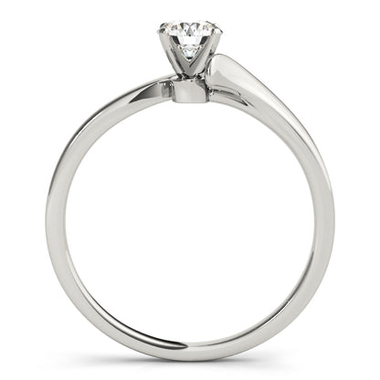 Engagement Ring 14K White Gold Bypass 50192-E