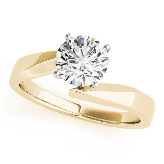 Engagement Ring 18K Yellow Gold Solitaires 50205-E