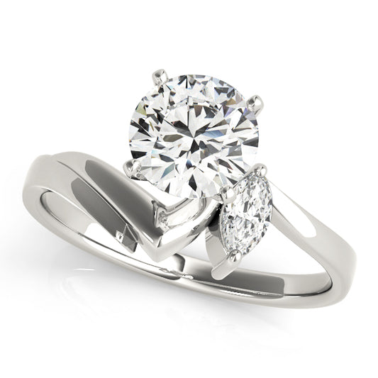 Engagement Ring Platinum Bypass 50221-E