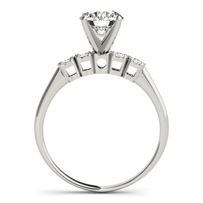 Engagement Ring 14K White Gold Prong Set 50222-E