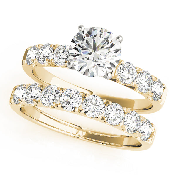 Engagement Ring 14K Yellow Gold Prong Set 50261-E