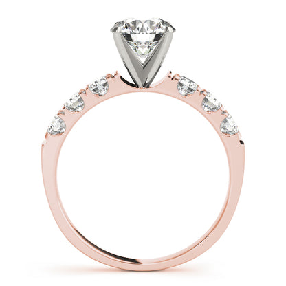 Engagement Ring 14K Rose Gold Prong Set 50261-E